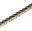 520 HDS CHAIN GOLD & BLACK 124-SL