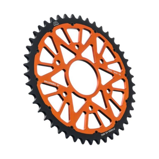 TWINSTAR SPROCKET ORANGE 45-TOOTH