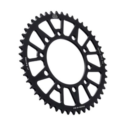 REAR ALLOY SPROCKET BLACK 49-TOOTH