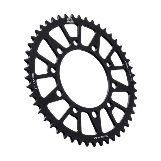 REAR ALLOY SPROCKET BLACK 49-TOOTH