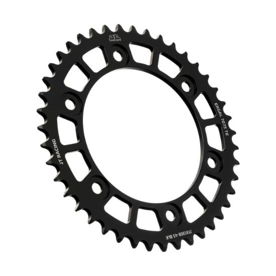 REAR ALLOY SPROCKET BLACK 43-TOOTH