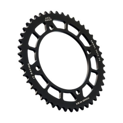 REAR ALLOY SPROCKET BLACK 46-TOOTH