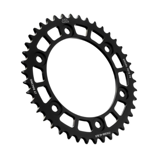 REAR ALLOY SPROCKET BLACK 42-TOOTH