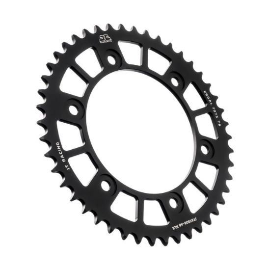REAR ALLOY SPROCKET BLACK 46-TOOTH