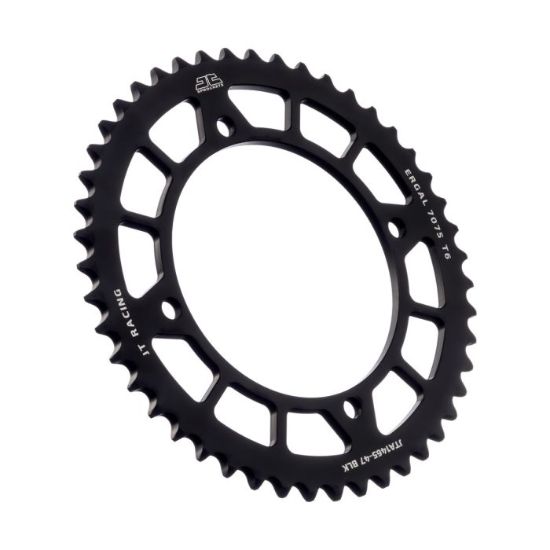REAR ALLOY SPROCKET BLACK 47-TOOTH