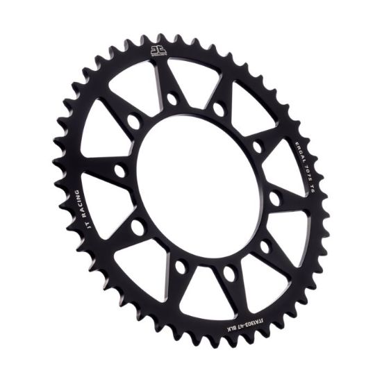 REAR ALLOY SPROCKET BLACK 47-TOOTH