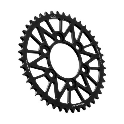 REAR ALLOY SPROCKET BLACK 44-TOOTH