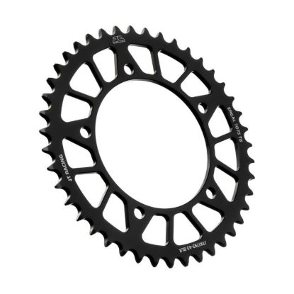 REAR ALLOY SPROCKET BLACK 43-TOOTH