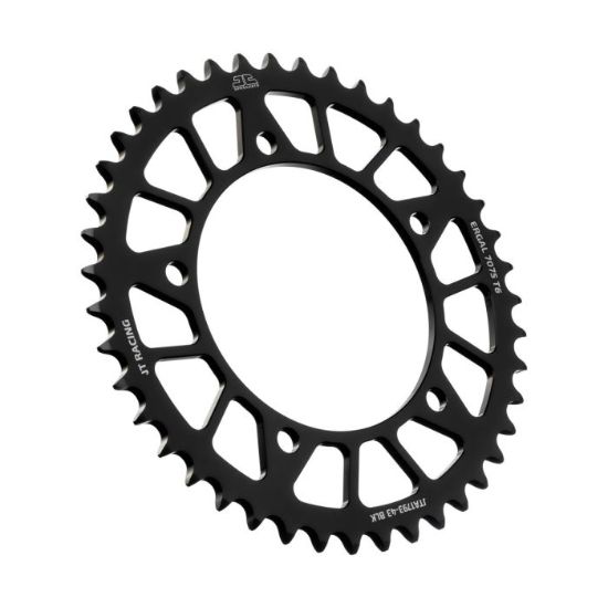 REAR ALLOY SPROCKET BLACK 43-TOOTH