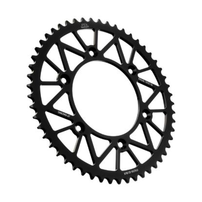 REAR ALLOY SPROCKET BLACK 53-TOOTH