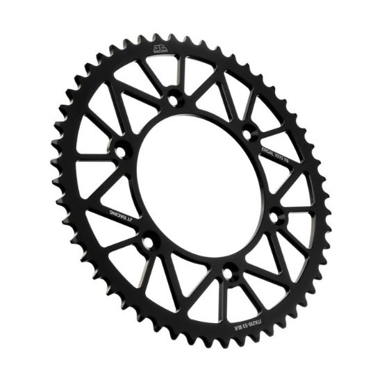 REAR ALLOY SPROCKET BLACK 53-TOOTH