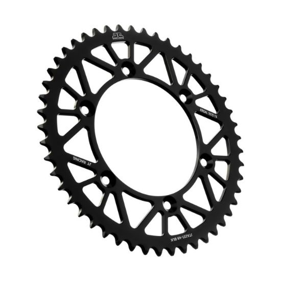 REAR ALLOY SPROCKET BLACK 49-TOOTH