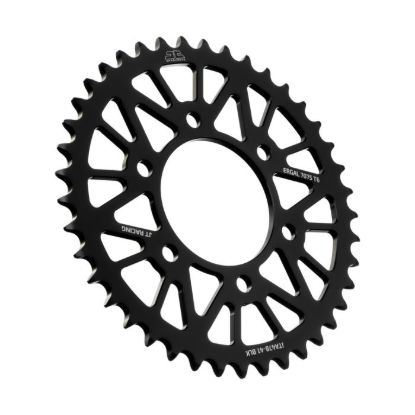 REAR ALLOY SPROCKET BLACK 41-TOOTH