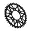REAR ALLOY SPROCKET BLACK 42-TOOTH