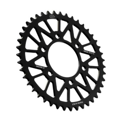 REAR ALLOY SPROCKET BLACK 43-TOOTH
