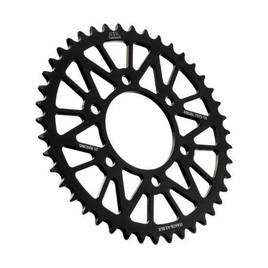 REAR ALLOY SPROCKET BLACK 43-TOOTH