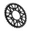 REAR ALLOY SPROCKET BLACK 43-TOOTH