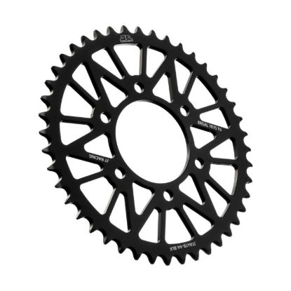 REAR ALLOY SPROCKET BLACK 44-TOOTH