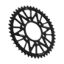 REAR ALLOY SPROCKET BLACK 45-TOOTH