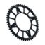 REAR ALLOY SPROCKET BLACK 51-TOOTH