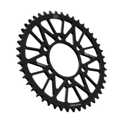 REAR ALLOY SPROCKET BLACK 46-TOOTH