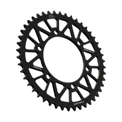 REAR ALLOY SPROCKET BLACK 46-TOOTH