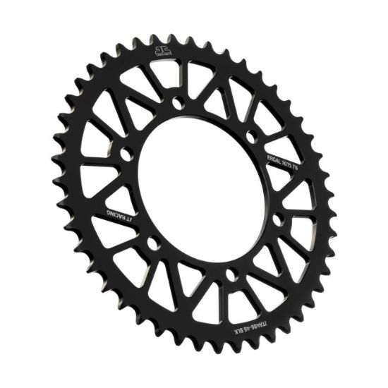 REAR ALLOY SPROCKET BLACK 46-TOOTH