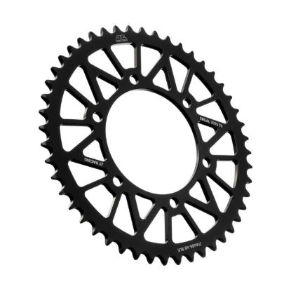REAR ALLOY SPROCKET BLACK 48-TOOTH
