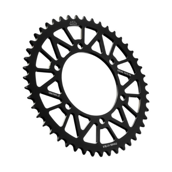 REAR ALLOY SPROCKET BLACK 47-TOOTH