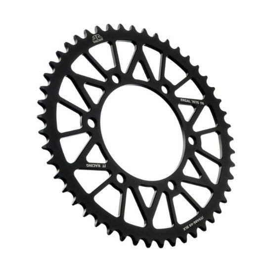 REAR ALLOY SPROCKET BLACK 49-TOOTH