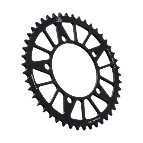 REAR ALLOY SPROCKET BLACK 46-TOOTH