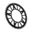 REAR ALLOY SPROCKET BLACK 45-TOOTH