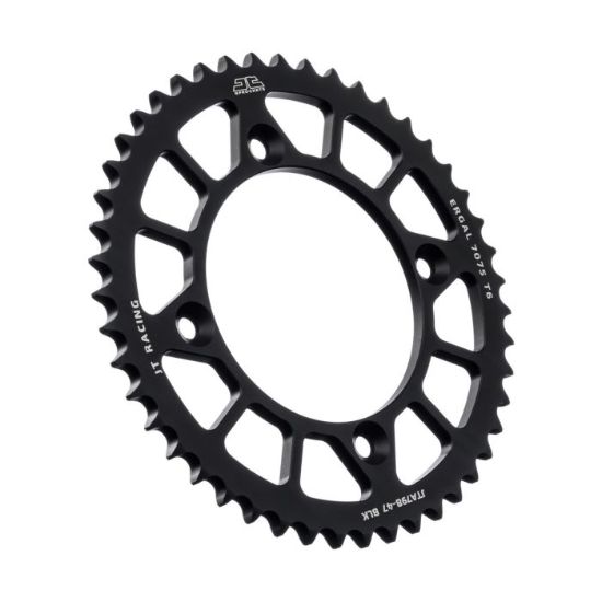 REAR ALLOY SPROCKET BLACK 47-TOOTH