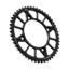 REAR ALLOY SPROCKET BLACK 50-TOOTH