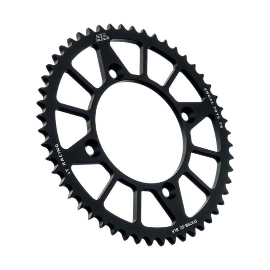 REAR ALLOY SPROCKET BLACK 52-TOOTH