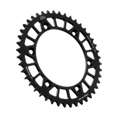REAR ALLOY SPROCKET BLACK 44-TOOTH