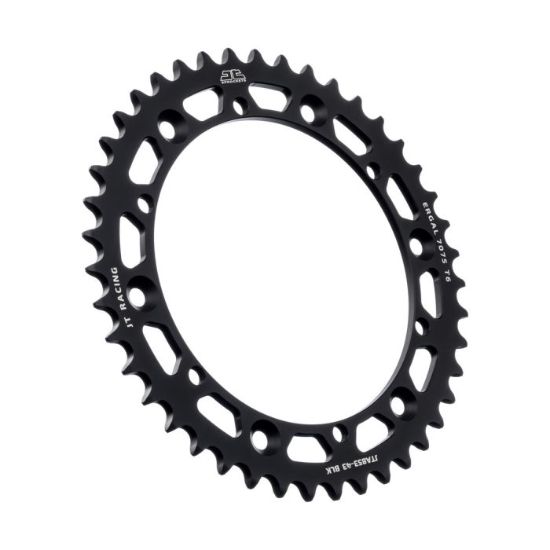 REAR ALLOY SPROCKET BLACK 43-TOOTH