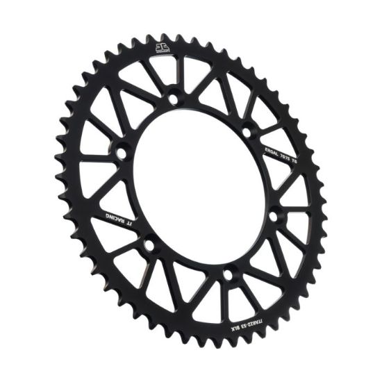 REAR ALLOY SPROCKET BLACK 53-TOOTH