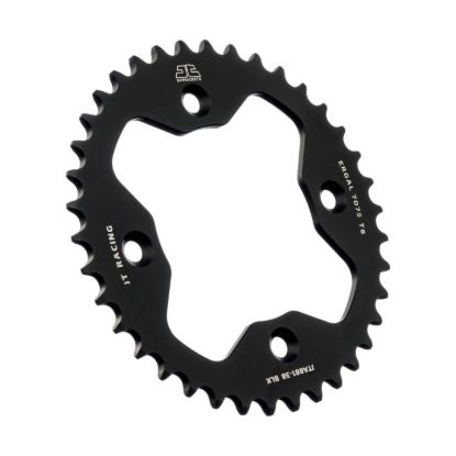 REAR ALLOY SPROCKET BLACK 38-TOOTH
