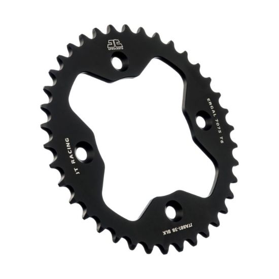 REAR ALLOY SPROCKET BLACK 38-TOOTH