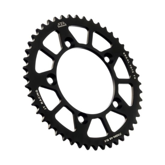 REAR ALLOY SPROCKET BLACK 48-TOOTH