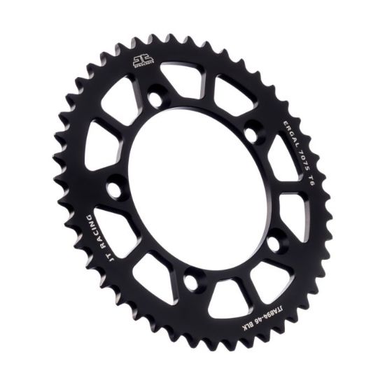 REAR ALLOY SPROCKET BLACK 46-TOOTH