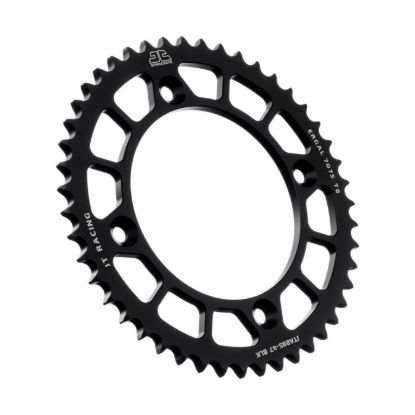 REAR ALLOY SPROCKET BLACK 47-TOOTH