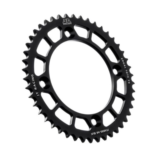REAR ALLOY SPROCKET BLACK 46-TOOTH