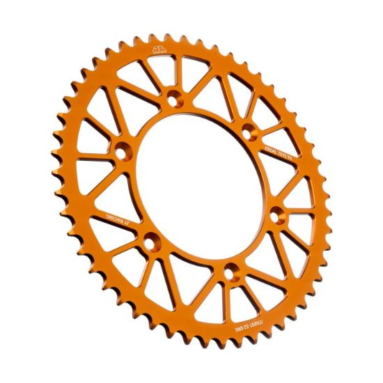 REAR ALLOY SPROCKET ORANGE 52-TOOTH