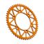REAR ALLOY SPROCKET ORANGE 52-TOOTH