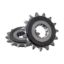 FRONT SPROCKET 15 TOOTH W/ RUBBER BUFFER