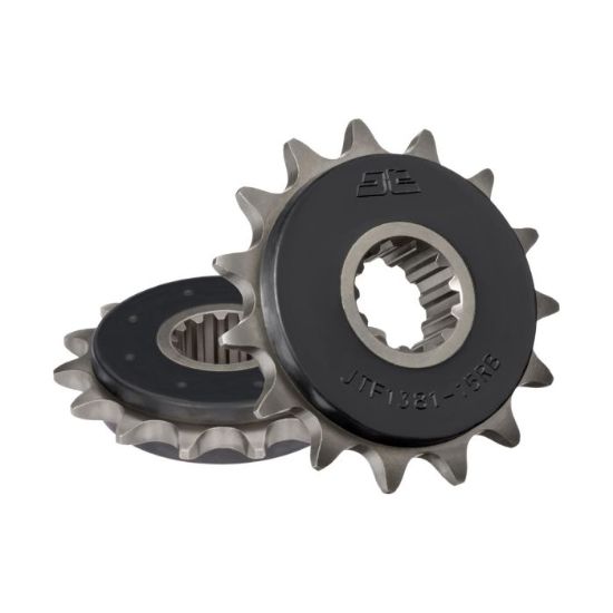 FRONT SPROCKET 15 TOOTH W/ RUBBER BUFFER