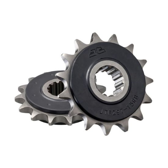 FRONT SPROCKET 15 TOOTH W/ RUBBER BUFFER