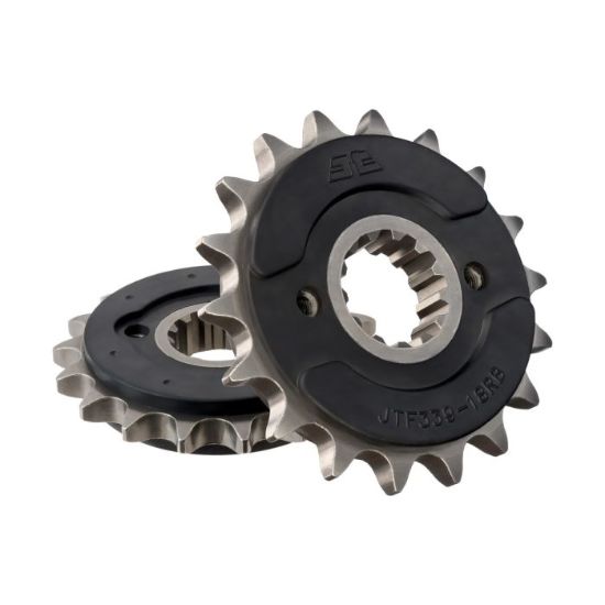 FRONT SPROCKET 18 TOOTH W/ RUBBER BUFFER